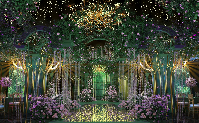 韶山奇妙森林婚礼堂效果展示