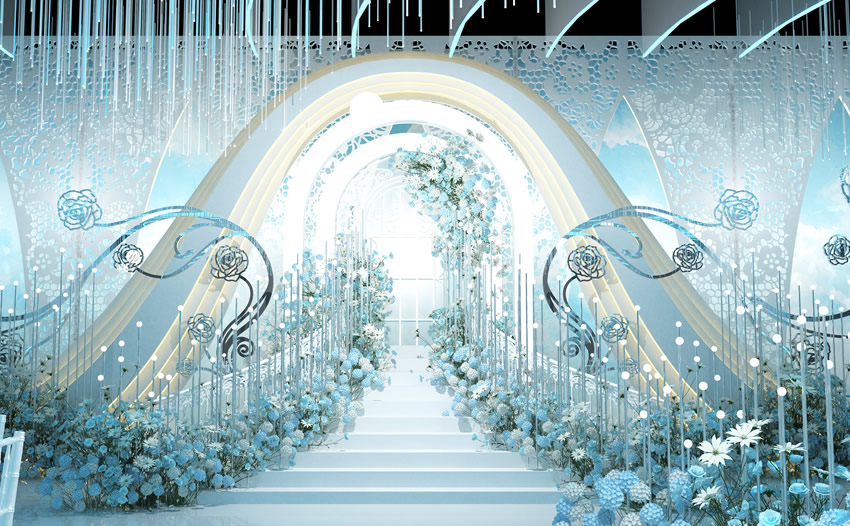 韶山釡香烙馍村水晶厅效果展示